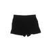 Nine West Shorts: Black Print Bottoms - Women's Size Large - Indigo Wash