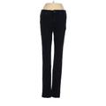 Joe's Jeans Jeans - Mid/Reg Rise Skinny Leg Denim: Black Bottoms - Women's Size 24 - Black Wash