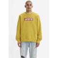 Sweatshirt LEVI'S "RELAXD GRAPHIC CREW" Gr. XL, gelb Herren Sweatshirts