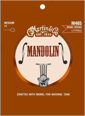 Martin Guitar M465 Mandoline Medium Monel