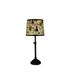 Gracie Oaks Tasheena Resin Table Lamp Resin/Fabric in Black/Green/White | 29.5 H x 12 W x 12 D in | Wayfair D4F9A5577E504C3BB546AEAFCD400AF4