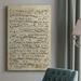 Ophelia & Co. Vellum Songbook IV - Wrapped Canvas Textual Art Canvas, Solid Wood in White | 36 H x 24 W x 1.5 D in | Wayfair