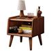 Corrigan Studio® Pure Bedside Cabinet Modern Simple Nightstands European Beech Bedside Cabinet Wood in Brown | Wayfair