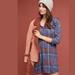 Anthropologie Dresses | Anthropologie Cloth & Stone Plaid Shirt Dress | Color: Blue/Red | Size: S