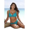 Triangel-Bikini LASCANA Gr. 34, Cup A, blau (petrol) Damen Bikini-Sets Ocean Blue