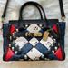 Coach Bags | Coach Swagger 27 Patchwork Americana Floral Leather Carryall Satchel Handbag | Color: Blue/Red | Size: Os