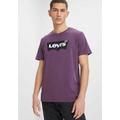 T-Shirt LEVI'S "CREWNECK TEE" Gr. XL, lila (extension hortensia) Herren Shirts T-Shirts