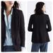 Madewell Jackets & Coats | Madewell Womens Blazer Jackets Size 4 Tribune Black Long Sleeve Office | Color: Black | Size: 4