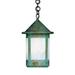 Arroyo Craftsman Berkeley 10 Inch Tall 1 Light Outdoor Hanging Lantern - BH-6-AM-MB