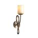 Justice Design Group Candlearia 18 Inch Wall Sconce - CNDL-8911-14-CREM-NCKL