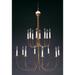 Northeast Lantern 38 Inch 16 Light Chandelier - 916-DAB-LT16