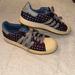 Adidas Shoes | Adidas Superstar Shell Toe Camo Polka Dot Purple Gray Men’s 10 | Color: Gray/Purple | Size: 10