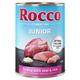 6x400g Junior dinde, cœurs de veau, riz Rocco - Nourriture pour chien