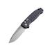 Hogue Ballista I Automatic Folding Knife 3.5in 154CM Stainless Steel Drop Point Blade Tumbled Finish Matte Black Aluminum Handle 64136