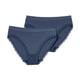 2 Seamless-Pantys, blau