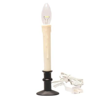 Celestial Lights 707989 - Vanilla/Black LED Taper Candle
