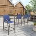 Crestlive Outdoor Counter-height Bar Stool (Set of 4), Bar Chairs, Barstool 4-Piece Set - See Picture