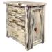 Montana Woodworks® Big Sky Collection 3 Drawer 33" W Solid Wood Chest Wood in Brown | 34 H x 33 W x 21 D in | Wayfair MWBG3DN