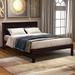 Modern Twin Size Platform Bed Frame with Headboard