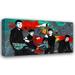 Red Barrel Studio® Beatles W Petebest by Stephen Chambers - Wrapped Canvas Graphic Art Canvas in Black/Green/Red | 20 H x 24 W x 1.5 D in | Wayfair