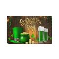 PhoneSoap St. Patrick s Day Carpet Ornaments Green Decorative Carpets Irish Celebration Decorative Carpets Door Mat Outdoor Entrance D