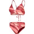 SPEEDO Damen Badeanzug BANDED TRI 2PC ALV PRT AF ORANGE/RED, Größe 36 in Rot