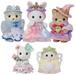 Calico Critters Royal Princess Set Dollhouse Playset with 5 Collectible Figures and Accessories