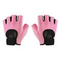 Padded Workout Gloves for Men - Gym Weight Lifting Gloves with Wrist Wrap Support Full Palm Protection & Extra Grips for Weightlifting Exercise Cross Training Fitness Pull-up pink Sï¼ŒG12295