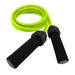 Weighted Jump Rope with Cushioned Foam Grip Handles for Fitness Workouts and Strength Training