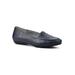 Wide Width Women's Cliffs Gracefully Flat by Cliffs in Navy Smooth (Size 8 1/2 W)