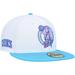 Men's New Era White Boston Celtics Vice Blue Side Patch 59FIFTY Fitted Hat
