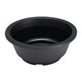 LBECLEY Flower Baskets for Outside Pots for with Saucers Indoor Set Of 1 Planters Modern Flower Pot with Hole for All House Herbs Flowers and Vegetable Outdoor Raised Black C