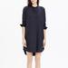 Madewell Dresses | Madewell Flannel Latitude Shirtdress In Charcoal Grey Size Xxs | Color: Black/Gray | Size: Xxs