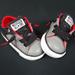 Converse Shoes | Converse All Star Low Top Infant Size 4 4c Gray Black Red Shoes Sneakers | Color: Gray/Red | Size: 4bb