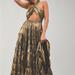 Free People Dresses | Free People Something Magical Copper Metallic Maxi Dress Xs | Color: Gold | Size: Xs