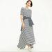 J. Crew Dresses | J. Crew Tall Striped Maxi Dress | Color: Blue/White | Size: Tall Xs