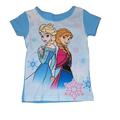 Disney Pajamas | Disney|Frozen|4t Toddler|Short Sleeve|Pajama Top|Nwt|Anna Elsa Character | Color: Blue | Size: 4tg