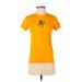 Adidas Active T-Shirt: Yellow Activewear - Women's Size 5