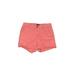 H&M Khaki Shorts: Pink Solid Bottoms - Women's Size 6