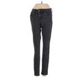 Joe's Jeans Jeans - Super Low Rise Skinny Leg Denim: Gray Bottoms - Women's Size 27 - Black Wash