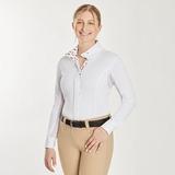 Piper Long Sleeve Show Shirt by SmartPak - M - Horse Faces - Smartpak