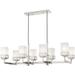 Orren Ellis Brionca 8 - Light Kitchen Island Classic Chandelier Metal | 40.25 W x 17.75 D in | Wayfair 5AB84246ECC94EABA3EFCFB35A333C7A