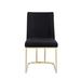 Everly Quinn Velvet Side Chair Upholstered/Velvet | 33.9 H x 17.9 W x 21.1 D in | Wayfair 73261792D8A14AEDB48B9D21B71572C2