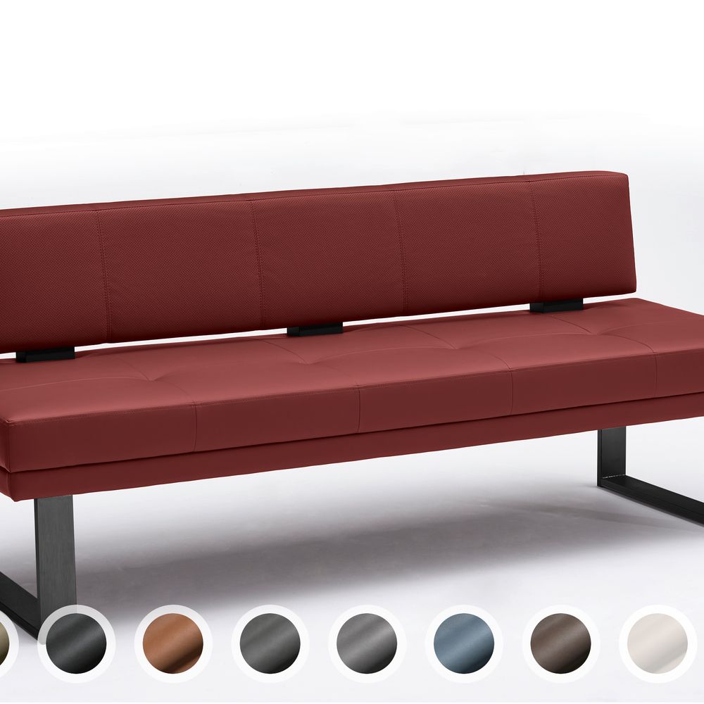 Schösswender »Manhattan« Polsterbank 480/606 202 cm / Gavin 11 dunkelgrau Image