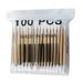 Kotyreds 100pcs Double Head Disposable Cotton Stick Makeup Cotton Swab First Aid Kit