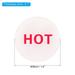 Self Stick Hot/Cold Water Label, Acrylic Waterproof Stickers Signs for Faucets Sink - White/Red, White/Blue