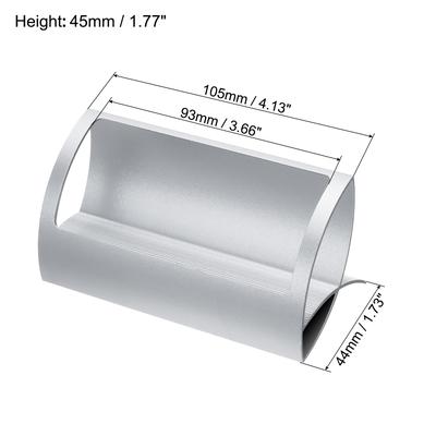 Aluminum Business Card Holder Card Collection Display Stand Organizer