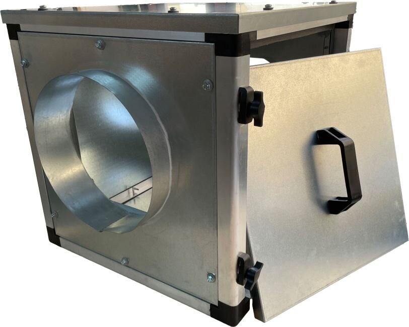 Combisteel Radialventilator mit 1500 m³/h und 2 Ampere doppelwandig Image