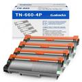GALADA Compatible TN660 Toner Cartridge Replacement for Brother TN660 TN630 TN 660 TN-660 4 Pack | Page Yield Up To 10 400 Pages