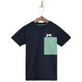 Namuk - Kid's Pluto Merino Pocket T-Shirt - Merinoshirt Gr 140/146 blau